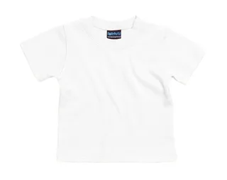 Babybugz Baby T-shirt in White, voorkant