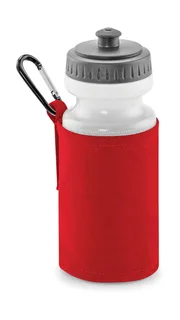 Quadra Drinkfles met houder in Classic Red, voorkant