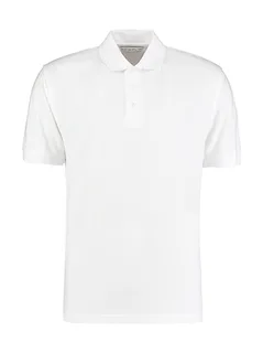 Kustom Kit Heren polo Superwash® 60°, classic fit in White, voorkant