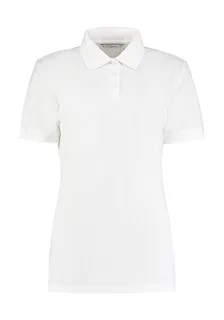 Kustom Kit Women's polo Superwash® 60°, classic fit in White, voorkant