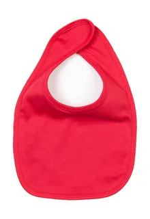 Babybugz Baby Bib in Red, voorkant