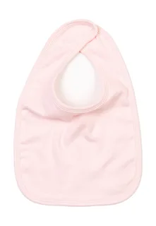Babybugz Baby Bib in Powder Pink, voorkant