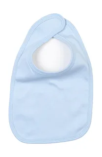Babybugz Baby Bib in Dusty Blue, voorkant