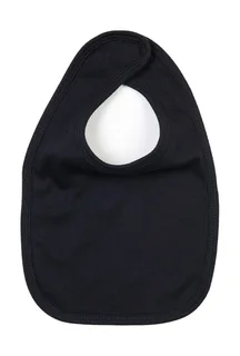 Babybugz Baby Bib in Black, voorkant