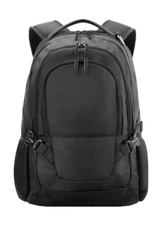 Shugon Lausanne outdoor laptop backpack in Black, voorkant