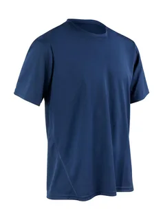Spiro Performance T-shirt in Navy, voorkant