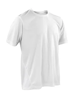 Spiro Performance T-shirt in White, voorkant