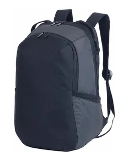 Shugon Kyiv rugzak in Black/Dark Grey, voorkant