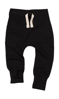 Babybugz Baby Sweatpants in Black, voorkant