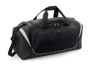 Quadra Pro Team jumbo materiaaltas in Black/Black/Light Grey, voorkant