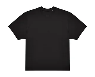 B&C #E220 oversized T-shirt in Black, voorkant