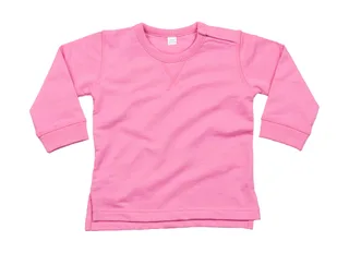 Babybugz Baby sweater in Bubble Gum Pink, voorkant