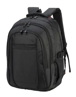 Shugon Stuttgart laptop backpack in Black, voorkant