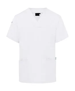 Karlowsky Heren Essential tuniek met korte mouwen in White, voorkant