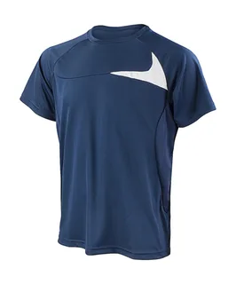 Spiro Heren Dash trainingsshirt in Navy/White, voorkant