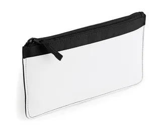 Bagbase Sublimation Pencil Case in Black, voorkant