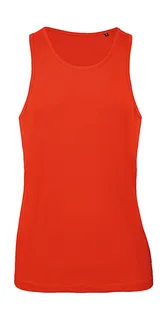 B&C Inspire men's tank top in Fire Red, voorkant