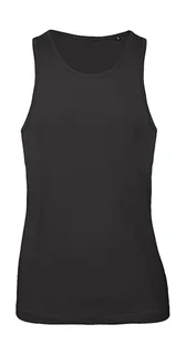 B&C Inspire men's tank top in Black, voorkant