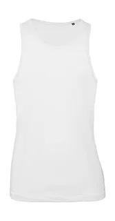 B&C Inspire men's tank top in White, voorkant