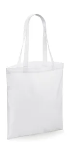 Bagbase Sublimation Shopper in White, voorkant