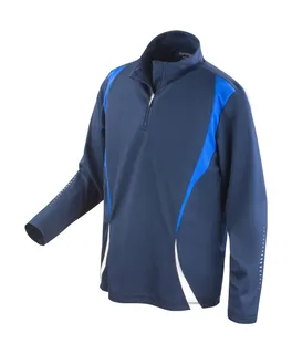 Spiro Trial Training Top in Navy/Royal/White, voorkant