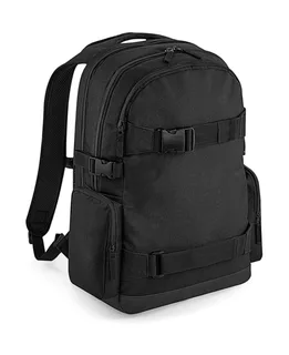 Bagbase Old School Boardpack in Black, voorkant