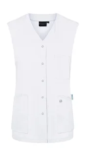 Karlowsky Women's Essential sleeveless tunic in White, voorkant