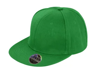 Result Headwear Bronx snapback met platte klep in Emerald, voorkant