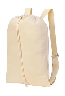 Shugon Sheffield katoenen rugzak met koord in Natural Washed, voorkant