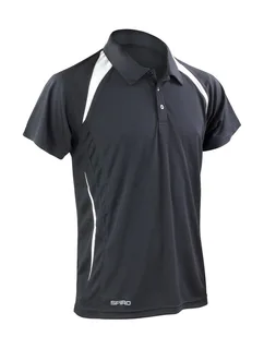 Spiro Team Spirit Polo in Black/White, voorkant