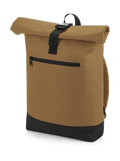 Bagbase Roll-top backpack in Caramel, voorkant