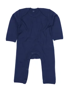 Babybugz Baby Rompasuit in Nautical Navy, voorkant