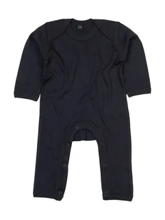 Babybugz Baby Rompasuit in Black, voorkant