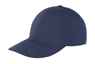 Result Headwear Memphis low-profile cap with sandwich peak in Navy/White, voorkant