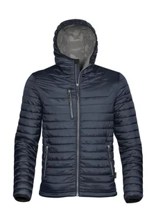Stormtech Gravity thermisch jack in Navy/Charcoal, voorkant