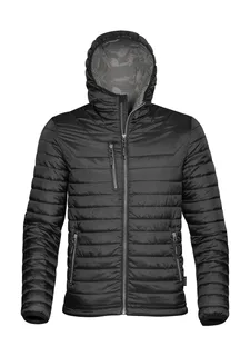 Stormtech Gravity thermisch jack in Black/Charcoal, voorkant