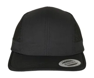 Flexfit Nylon Snapback in Black, voorkant
