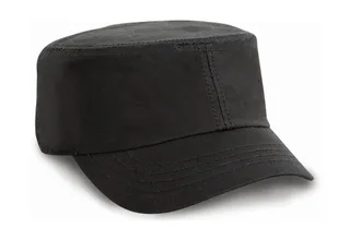 Result Headwear Urban Trooper lichtgewicht pet in Black, voorkant