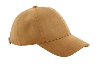 Beechfield Faux suede 6-panel cap in Caramel, voorkant