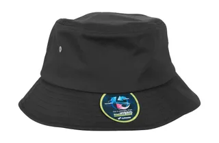 Flexfit Nylon vissershoed in Black, voorkant