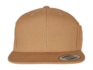 Flexfit Snapback met pennenhouder in Ocher, voorkant