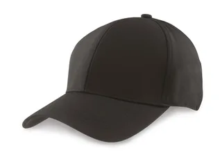 Result Headwear Softshell pet met vaste maat in Black, voorkant