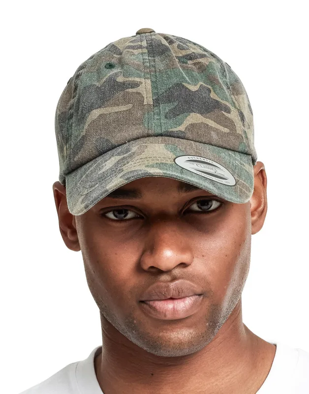 Flexfit Low-profile camo cap, gewassen