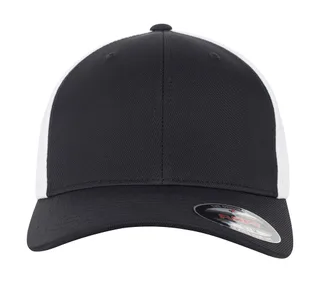 Flexfit Ultrafibre/Airmesh 2-Tone in Black/White, voorkant