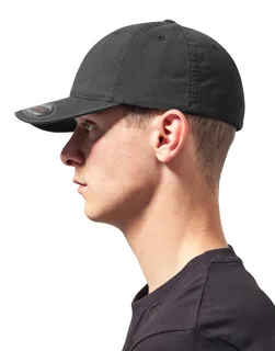 Flexfit gewassen katoenen dad cap – foto 2