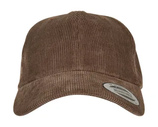 Flexfit Low-profile corduroy dad cap in Toffee, voorkant