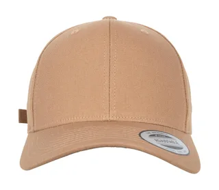 Flexfit 6-Panel Curved Metal Snap in Croissant, voorkant