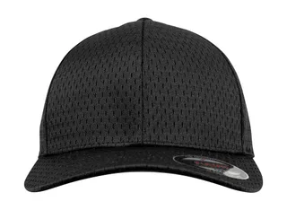 Flexfit Athletic Mesh in Black, voorkant