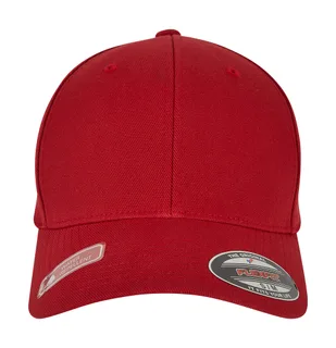 Flexfit Wooly Combed Waterrepellent in Red, voorkant