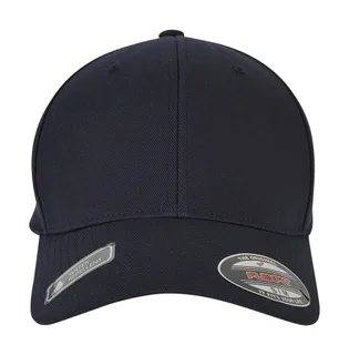 Flexfit Wooly Combed Waterrepellent in Dark Navy, voorkant